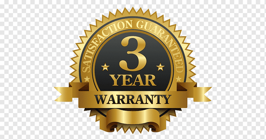 3 Year Warranty